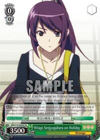 Hitagi Senjyogahara on Holiday (SR) - BAKEMONOGATARI - Weiss Schwarz card