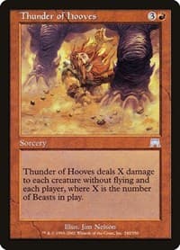Thunder of Hooves - Onslaught - Magic: The Gathering card