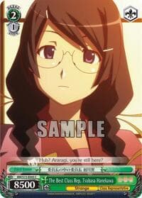 The Best Class Rep, Tsubasa Hanekawa - BAKEMONOGATARI - Weiss Schwarz card