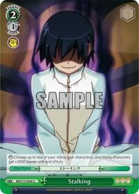 Stalking - BAKEMONOGATARI - Weiss Schwarz card