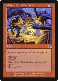 Wave of Indifference - Onslaught - Magic: The Gathering card