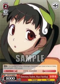 Elementary Student, Mayoi Hachikuji - BAKEMONOGATARI - Weiss Schwarz card