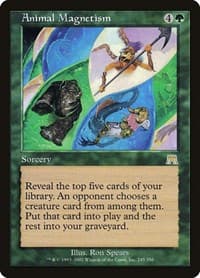 Animal Magnetism - Onslaught - Magic: The Gathering card