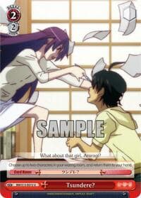 Tsundere? - BAKEMONOGATARI - Weiss Schwarz card