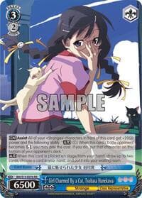 Girl Charmed By a Cat, Tsubasa Hanekawa - BAKEMONOGATARI - Weiss Schwarz card