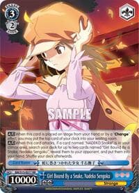 Girl Bound By a Snake, Nadeko Sengoku - BAKEMONOGATARI - Weiss Schwarz card