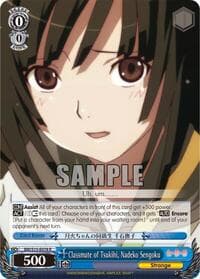 Classmate of Tsukihi, Nadeko Sengoku - BAKEMONOGATARI - Weiss Schwarz card