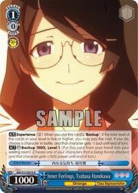 Inner Feelings, Tsubasa Hanekawa - BAKEMONOGATARI - Weiss Schwarz card