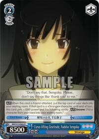 Curse-lifting Gratitude, Nadeko Sengoku - BAKEMONOGATARI - Weiss Schwarz card