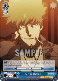 Meme Oshino - BAKEMONOGATARI - Weiss Schwarz card
