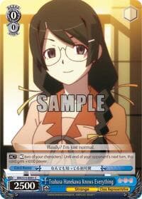 Tsubasa Hanekawa Knows Everything - BAKEMONOGATARI - Weiss Schwarz card