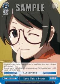 Keep This a Secret - BAKEMONOGATARI - Weiss Schwarz card