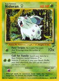 Nidoran F - Base Set 2 - Pokemon card
