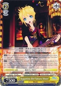 Kagamine Rin"Sakura Moon" - Hatsune Miku -Project DIVA- f - Weiss Schwarz card