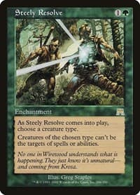 Steely Resolve - Onslaught - Magic: The Gathering card