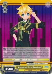 Kagamine Len"Receiver" - Hatsune Miku -Project DIVA- f - Weiss Schwarz card