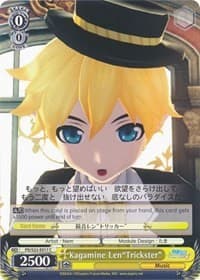 Kagamine Len"Trickster" - Hatsune Miku -Project DIVA- f - Weiss Schwarz card