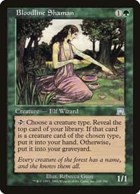 Bloodline Shaman - Onslaught - Magic: The Gathering card