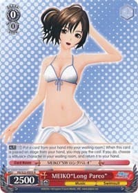 MEIKO"Long Pareo" - Hatsune Miku -Project DIVA- f - Weiss Schwarz card