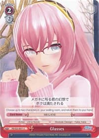 Glasses - Hatsune Miku -Project DIVA- f - Weiss Schwarz card
