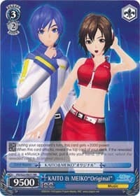 KAITO & MEIKO"Original" - Hatsune Miku -Project DIVA- f - Weiss Schwarz card