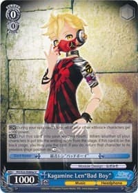 Kagamine Len"Bad Boy" (A) - Hatsune Miku -Project DIVA- f - Weiss Schwarz card