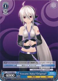 Yowane Haku"Original" - Hatsune Miku -Project DIVA- f - Weiss Schwarz card