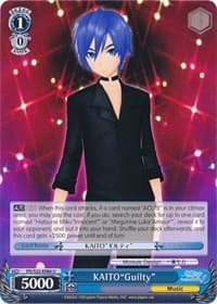 KAITO"Guilty" - Hatsune Miku -Project DIVA- f - Weiss Schwarz card