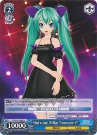 Hatsune Miku"Innocent" - Hatsune Miku -Project DIVA- f - Weiss Schwarz card