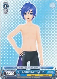 KAITO"Half Tights" - Hatsune Miku -Project DIVA- f - Weiss Schwarz card