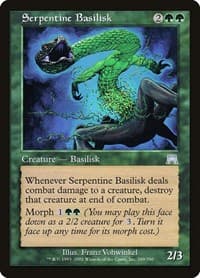 Serpentine Basilisk - Onslaught - Magic: The Gathering card