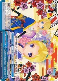 Kagamine HachiHachi Flower Fight - Hatsune Miku -Project DIVA- f - Weiss Schwarz card