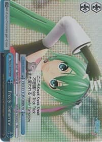 Freely Tomorrow (RRR) - Hatsune Miku -Project DIVA- f - Weiss Schwarz card
