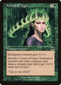 Crown of Vigor - Onslaught - Magic: The Gathering card