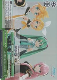 Continuing Dream (SR) - Hatsune Miku -Project DIVA- f - Weiss Schwarz card
