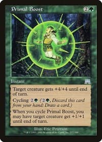 Primal Boost - Onslaught - Magic: The Gathering card