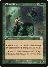 Elven Riders - Onslaught - Magic: The Gathering card