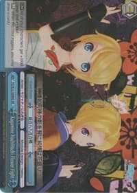 Kagamine HachiHachi Flower Fight (SR) - Hatsune Miku -Project DIVA- f - Weiss Schwarz card