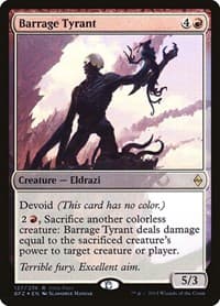 Barrage Tyrant - Unique and Miscellaneous Promos - Magic: The Gathering card