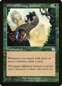 Overwhelming Instinct - Onslaught - Magic: The Gathering card