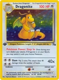Dragonite (4) - Fossil - Pokemon card