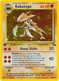 Kabutops (9) - Fossil - Pokemon card