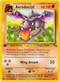 Aerodactyl (16) - Fossil - Pokemon card