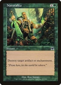 Naturalize - Onslaught - Magic: The Gathering card