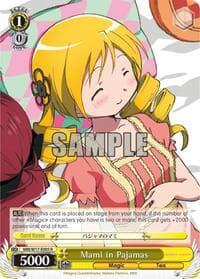 Mami in Pajamas - Puella Magi Madoka Magica - Weiss Schwarz card