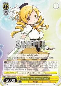 Mami is "No Longer Alone" - Puella Magi Madoka Magica - Weiss Schwarz card