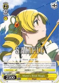 Mami's Bind Magic - Puella Magi Madoka Magica - Weiss Schwarz card
