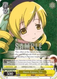 Mami Enjoys Tea - Puella Magi Madoka Magica - Weiss Schwarz card