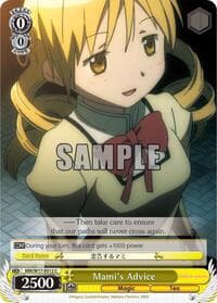 Mami's Advice - Puella Magi Madoka Magica - Weiss Schwarz card