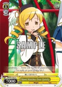 Mami Watches Over Quietly - Puella Magi Madoka Magica - Weiss Schwarz card
